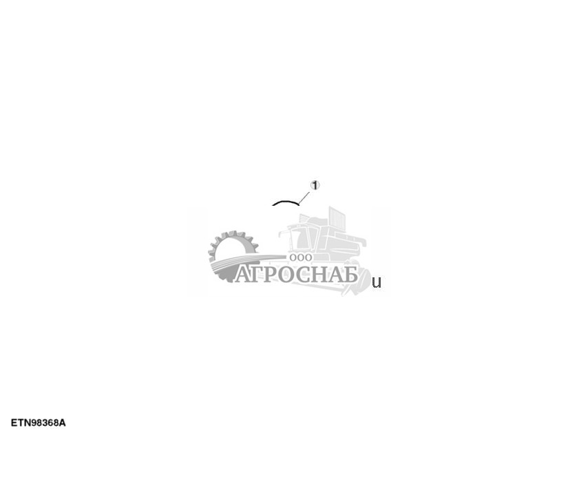 Детали крепления, держатель центральной тяги, с пневматическим тормозом прицепа - ST745042 1048.jpg